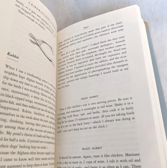 Vintage A Birdwatcher's Cookbook by Erma Fisk 1987 Hardcover 1st Edition Recipes - Picture 2 of 11